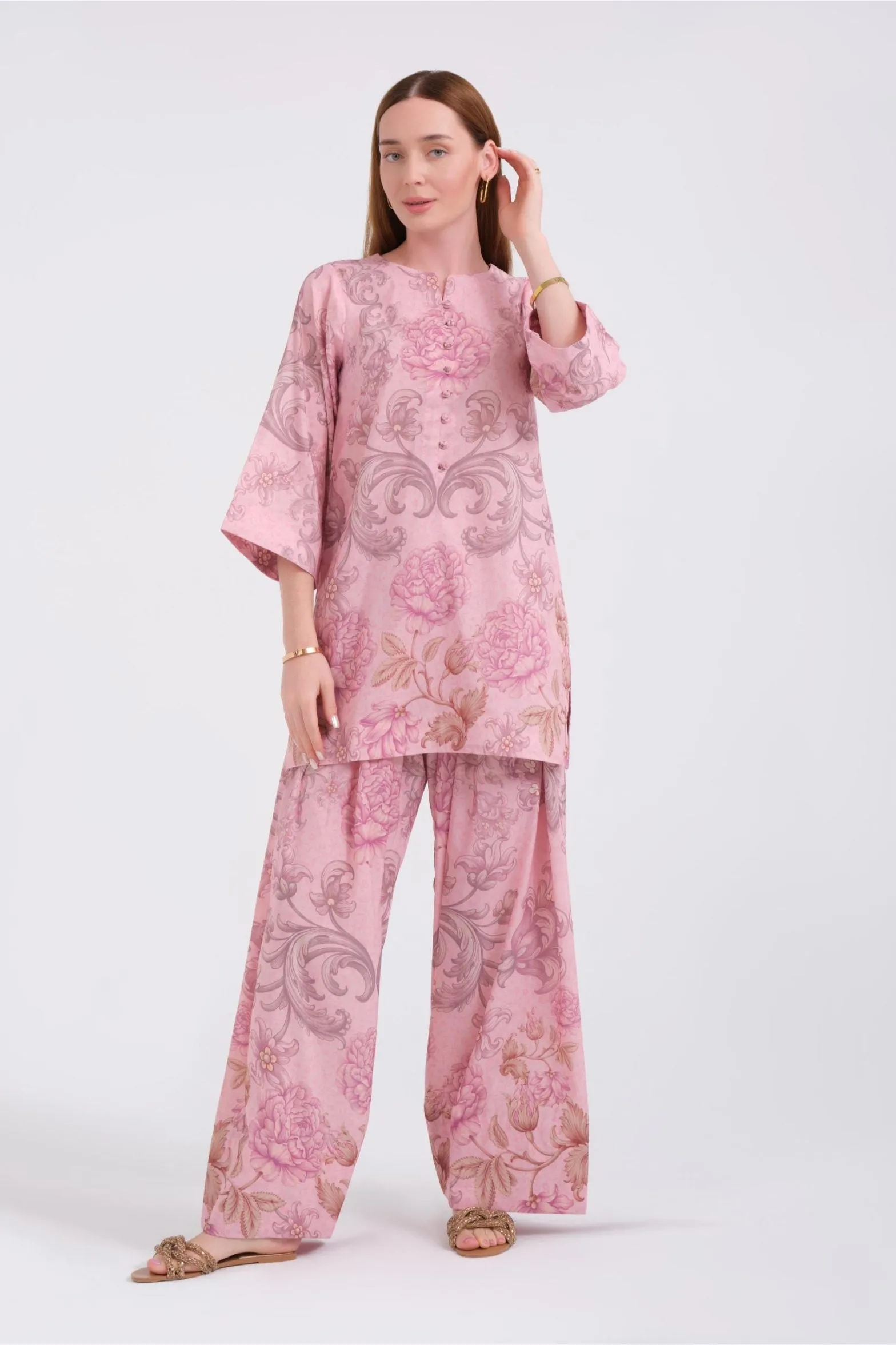 Shalwar Set'24 - Rose Garden