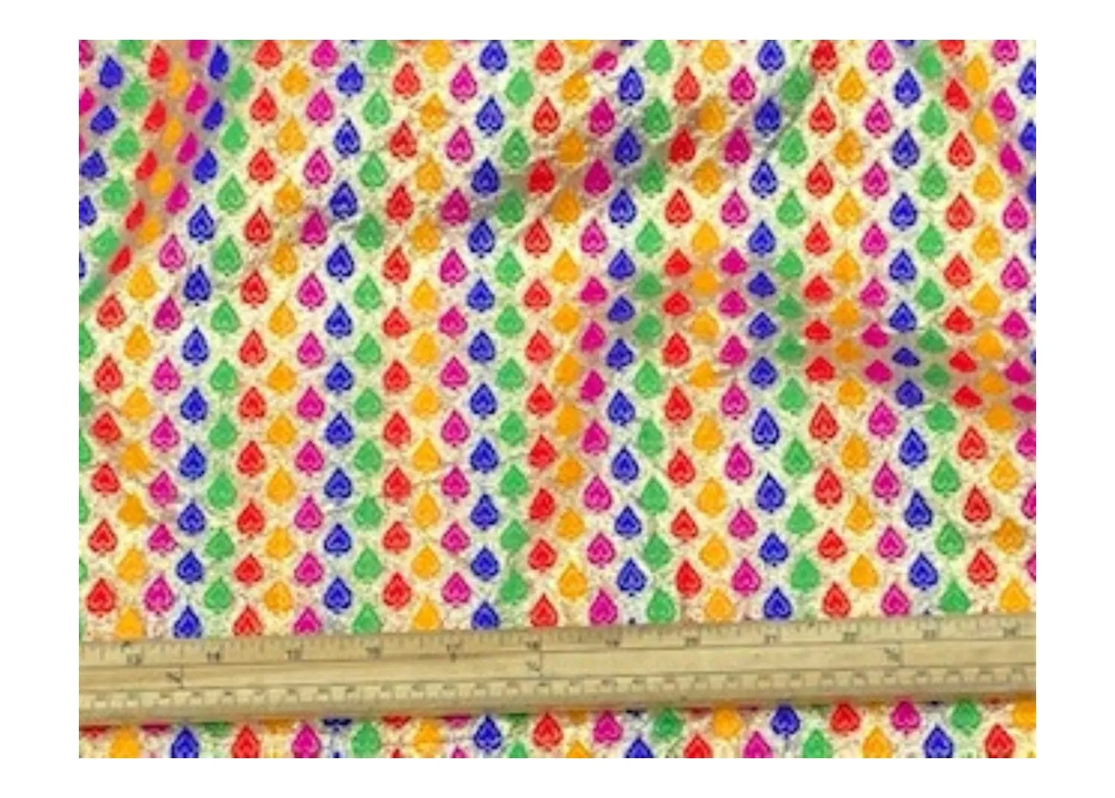 Spades Metallic Brocade