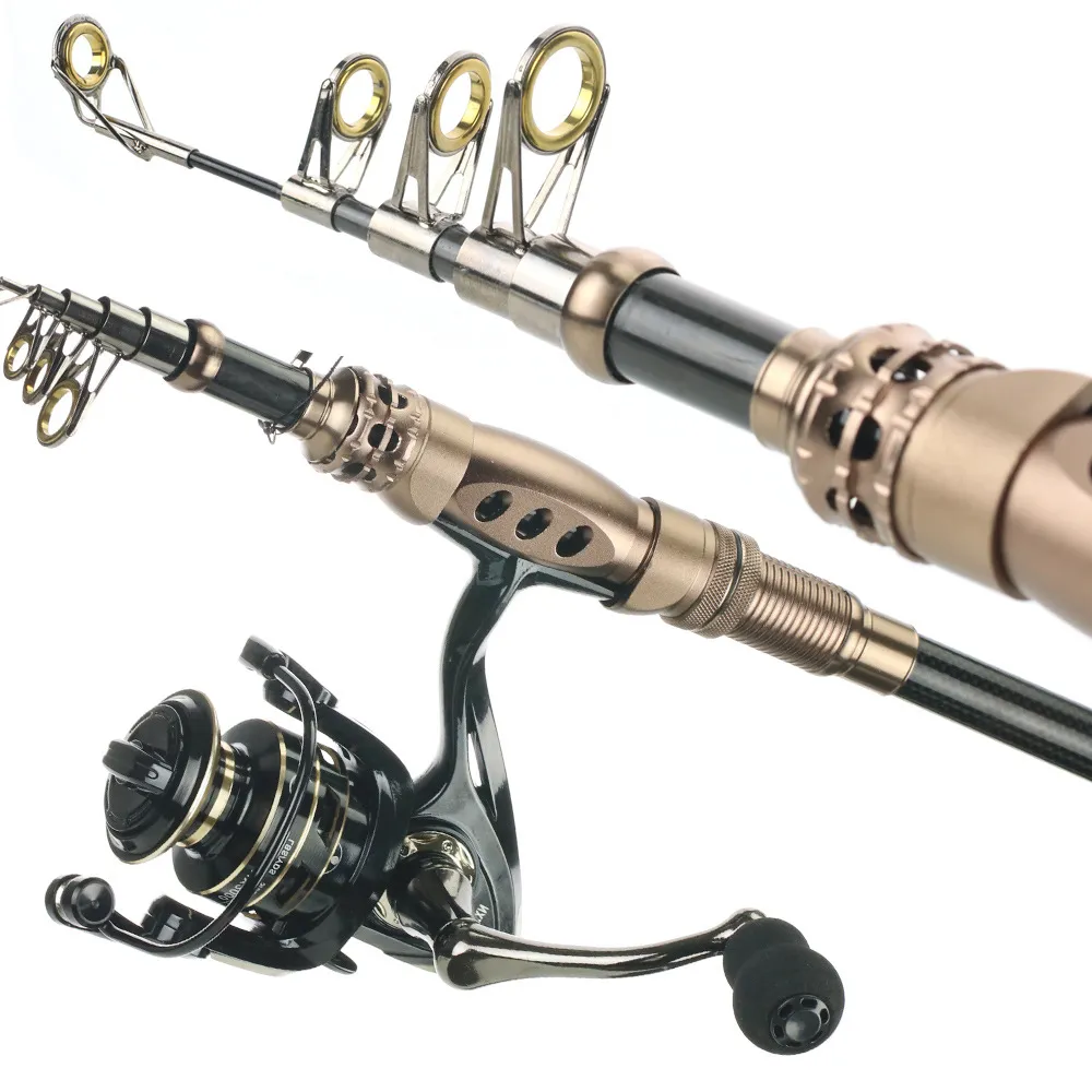 Telescopic Carbon Fishing Rod Outdoor Fishing Gear Sea Fishing Kit