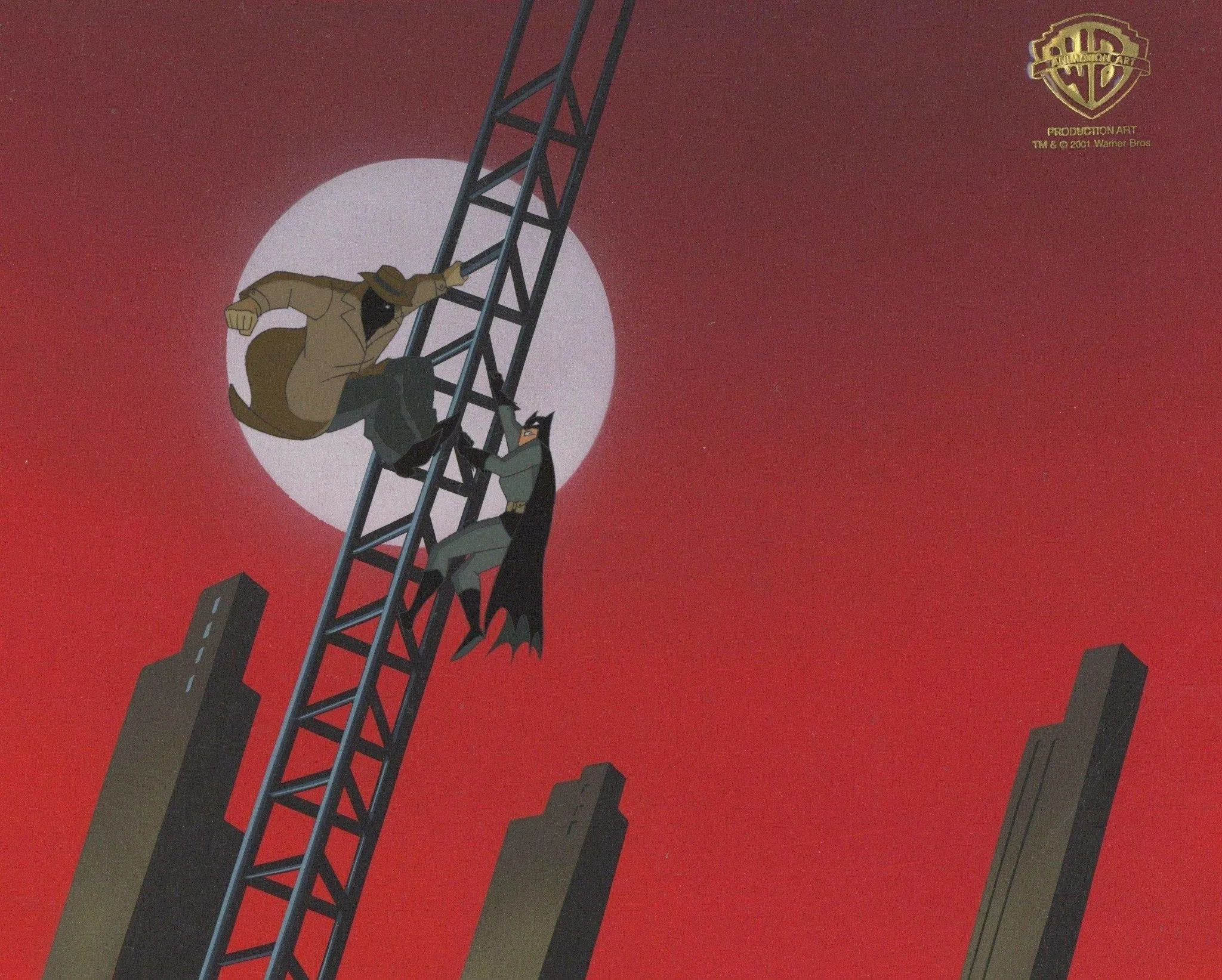 The New Batman Adventures Original Production Key Setup: Batman and Peaches