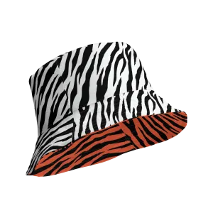 Tiger Striped Reversible Bucket Hat