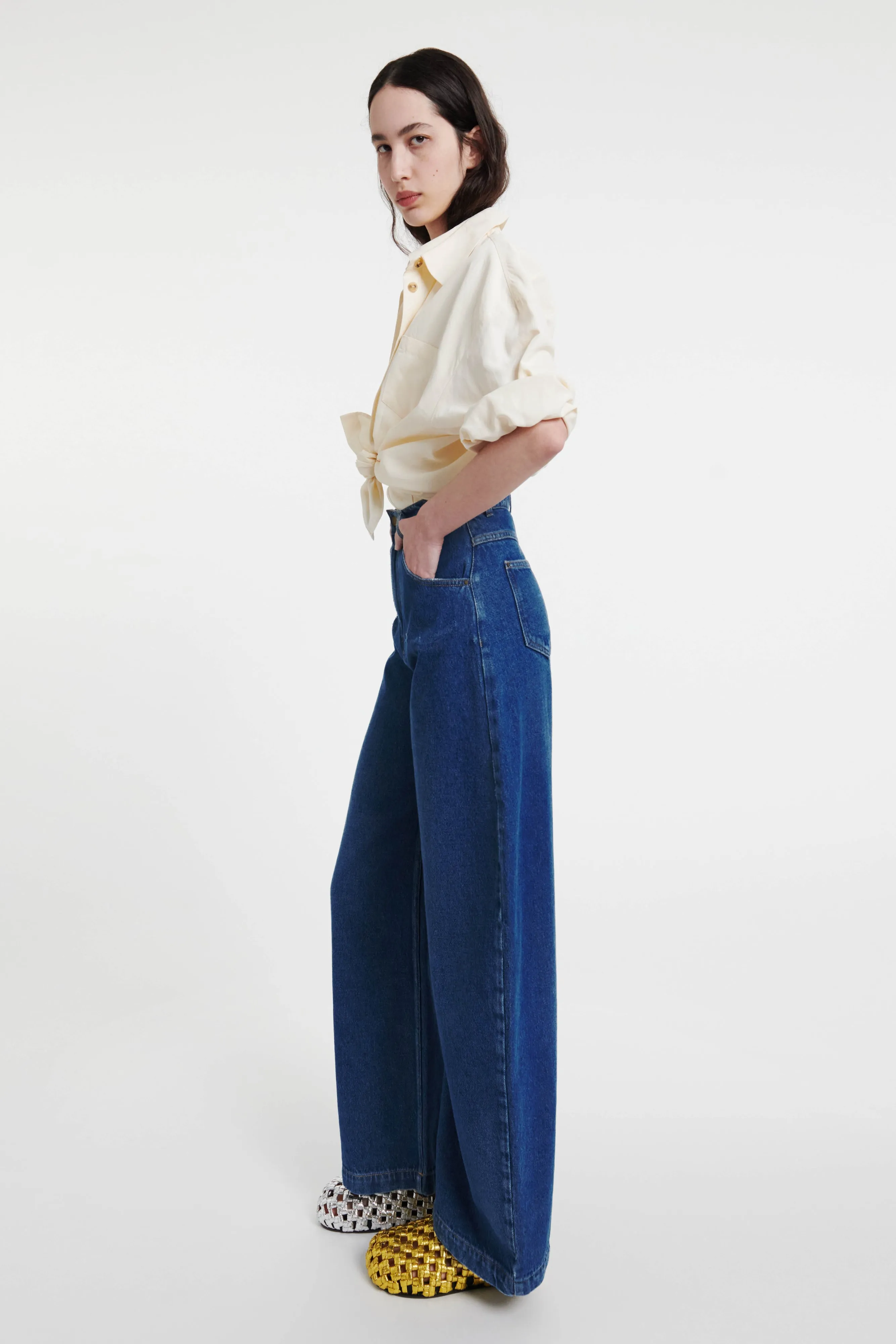 Triple Trompe-l’oeil Shirt Ecru