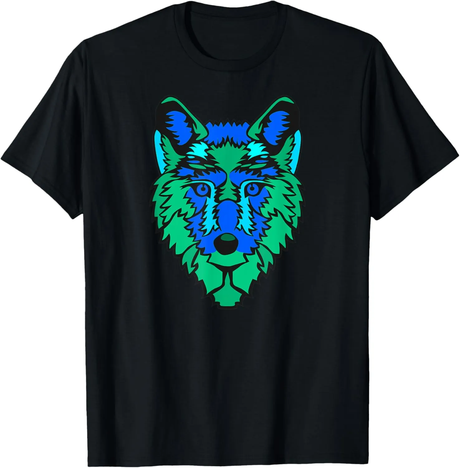 Trippy Wolf - EDM Techno Dance Music Festival T-Shirt