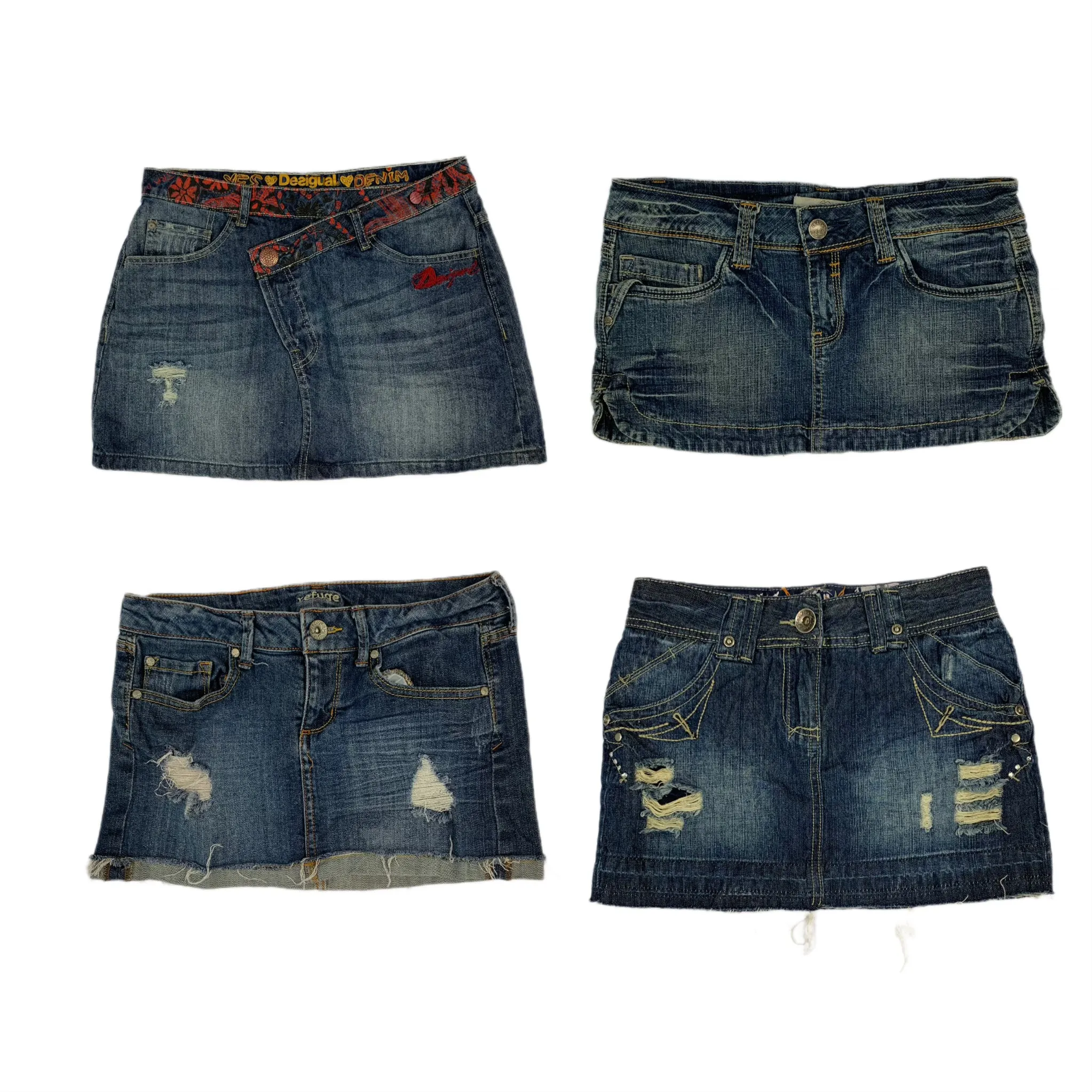 Turn back time: y2k denim mini skirts (NS-306)