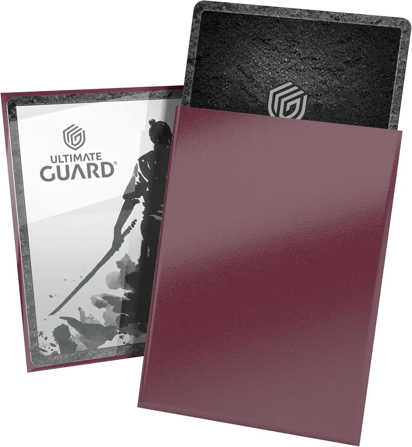 Ultimate Guard Katana Card Sleeves: 100 Standard Size TCG Sleeves, 66 x 91mm, Radiant Plum Back, Tournament Quality, No PVC & Acid-Free, High Clarity