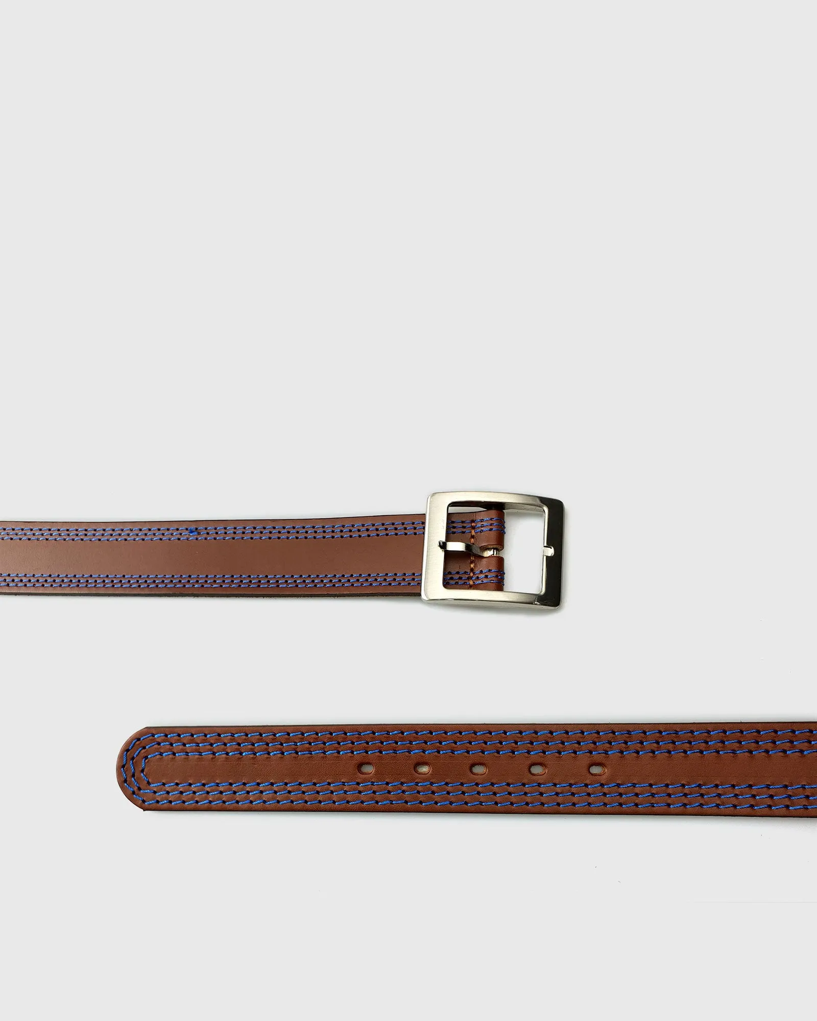 VINCENT& FRANKS / ROUGE 693 ITA ST TAN LEATHER BELT