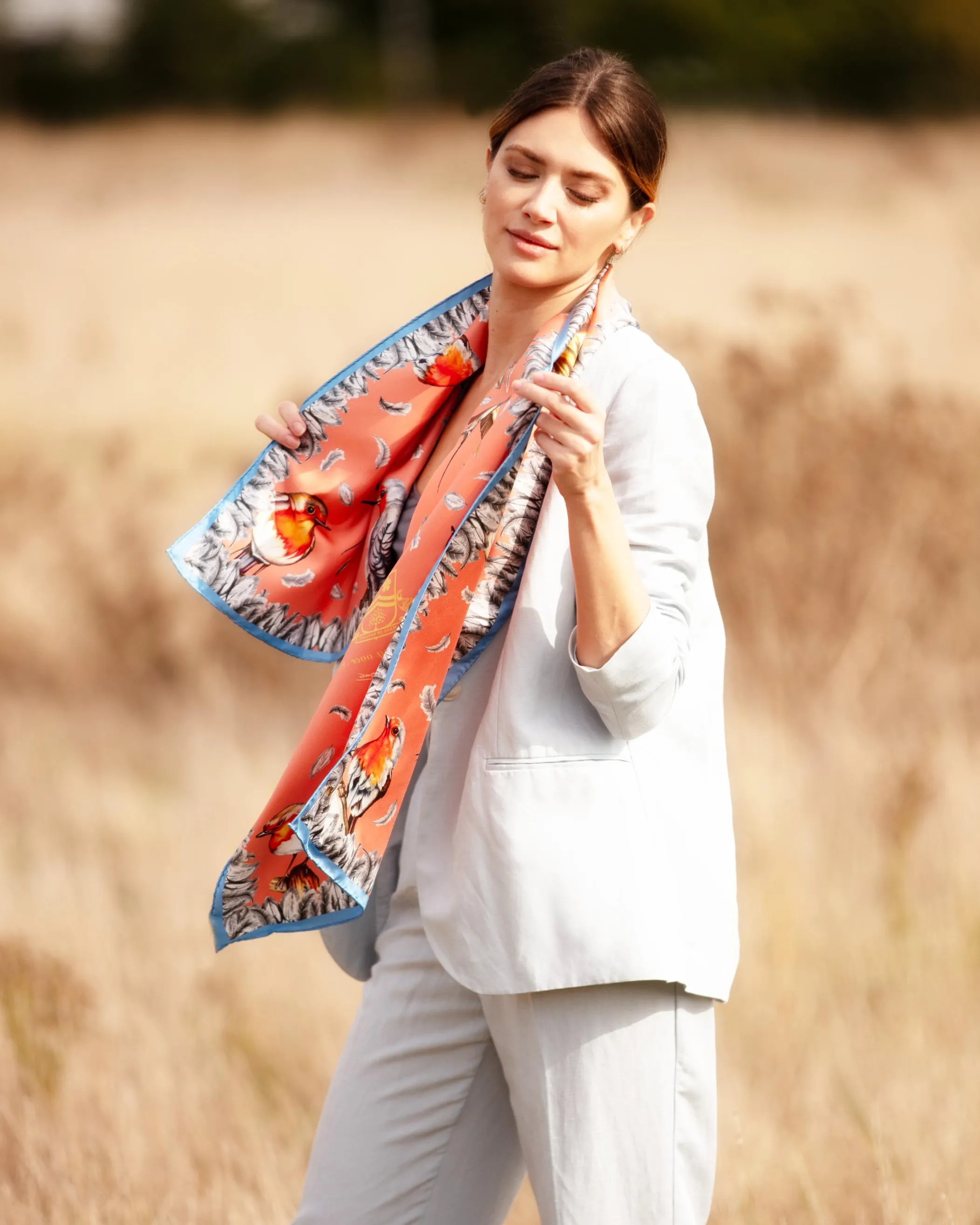 Watching Over Me Sienna Orange Classic Scarf