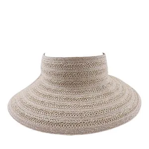 WIDE BRAIDED ROLL-UP VISOR