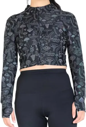 Women Crop Rave Tops for Festival Leopard Reflective Jackets Zipper Holographic Short Bomber Jacket Festival Costumes