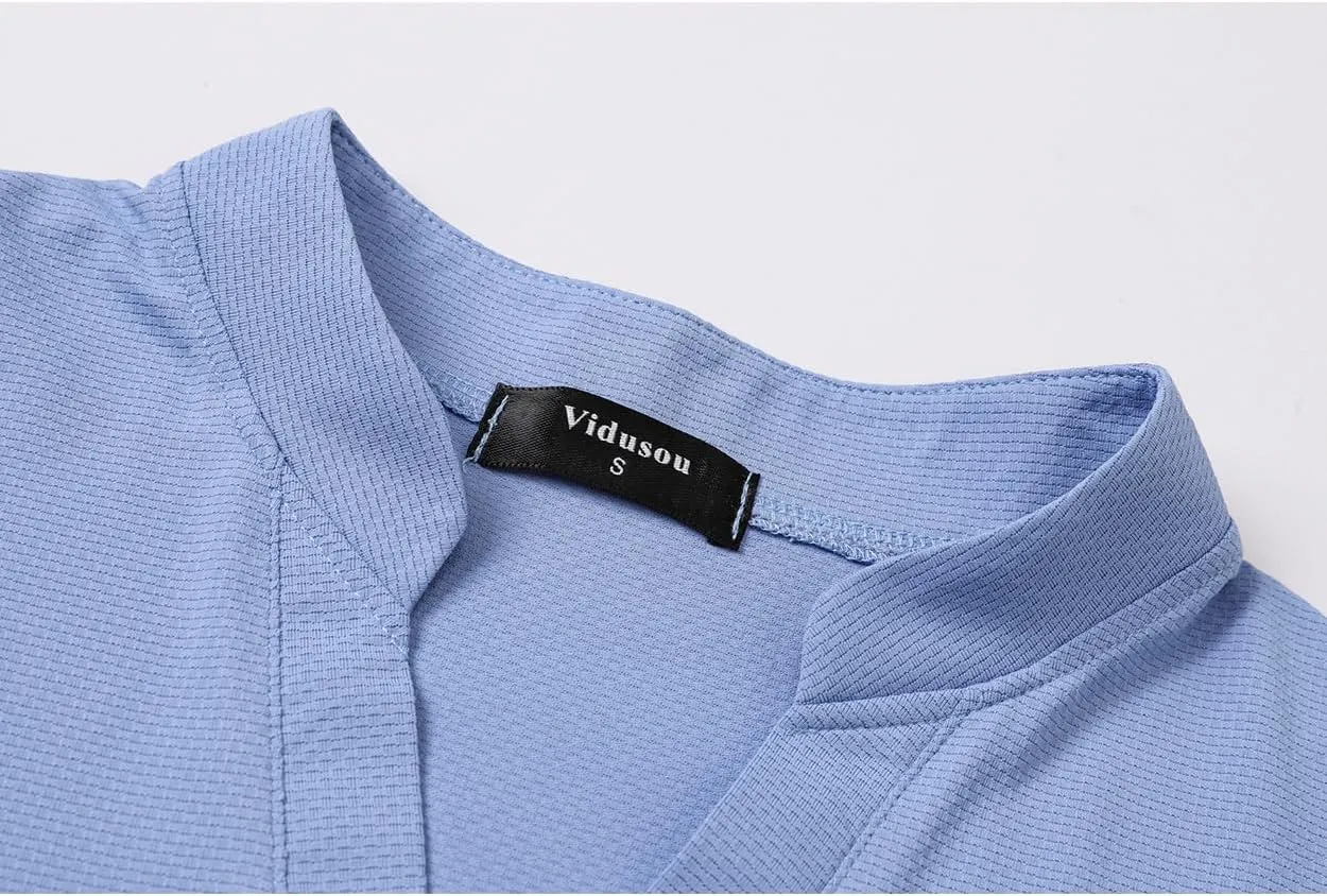 Womens Sleeveless Golf Polo Shirts Lightweight Tennis Sport Tops