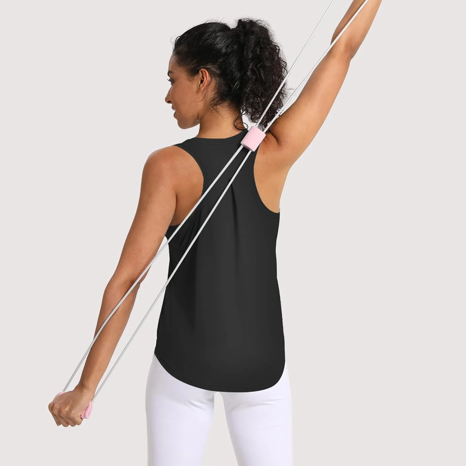 Women's Workout Tank Tops Woman Sleeveless Loose Fit Gym Tops Athletic Shirts Racerback Quick Dry UPF 50 