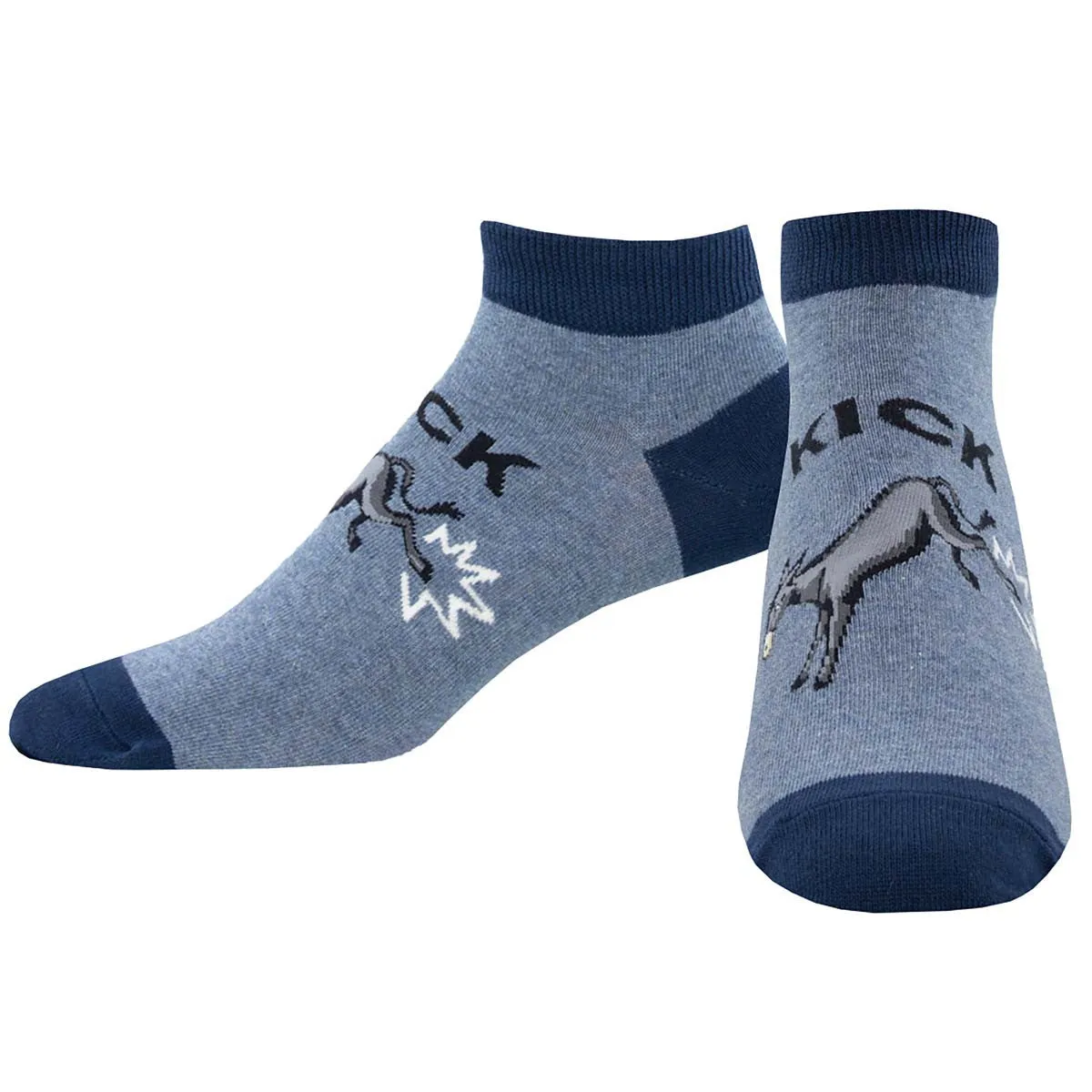 ZZNB-2/24_Men's Kick Ass Ankle (Blue Heather)
